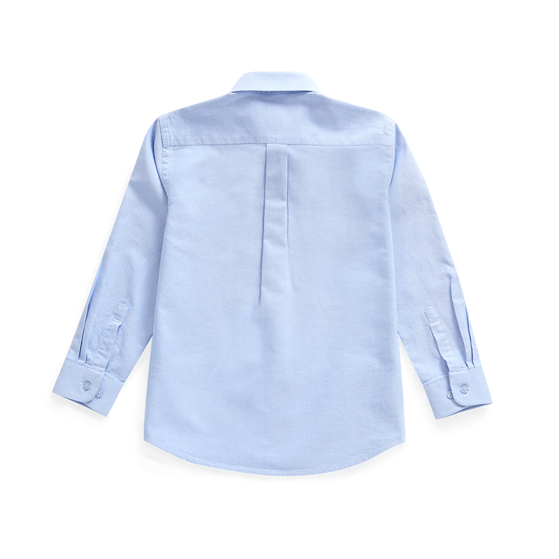 HIGH QUALITY WHOLESALE LONG SLEEVE BOYS SHIRT 100% COTTON ECO FRIENDLY SHIRT FOR CHIDREN